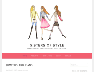 sistersofstyle.wordpress.com screenshot