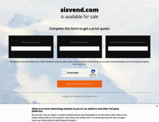 sisvend.com screenshot