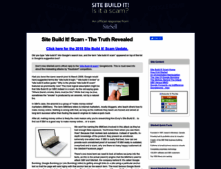 site-build-it-scam.com screenshot