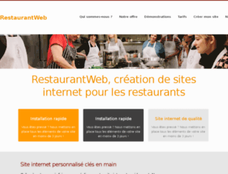 site-restaurant-web.fr screenshot