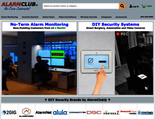 site.alarmclub.com screenshot
