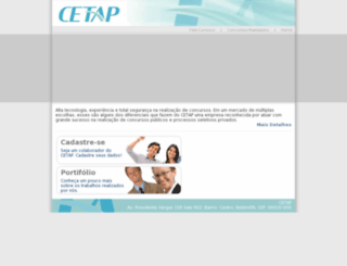 site.cetapnet.com.br screenshot