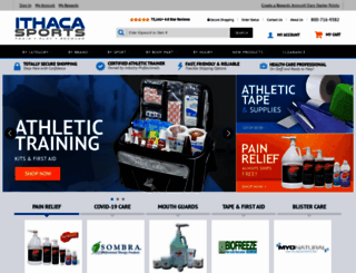 site.ithacasports.com screenshot