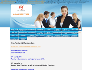 site.qafurniture.com screenshot