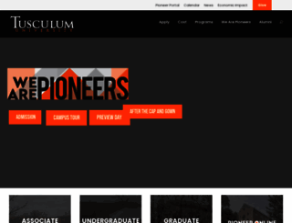 site.tusculum.edu screenshot