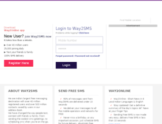 site5.way2sms.com screenshot