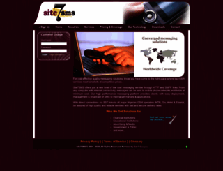 site7sms.com screenshot