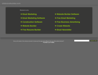 sitebrandbuilder.com screenshot