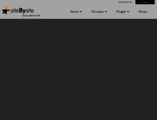 sitebysite.it screenshot