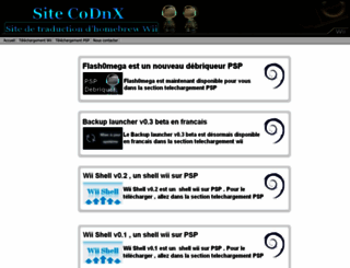 sitecodnx.lescigales.org screenshot