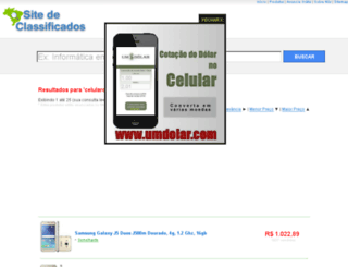 sitedeclassificados.com.br screenshot