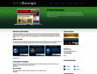 sitedesign.co.za screenshot