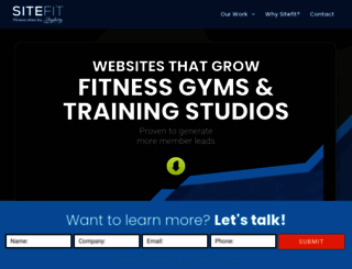 sitefit.com screenshot