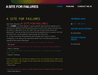 siteforfailures.webs.com screenshot