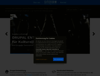 siteform.de screenshot