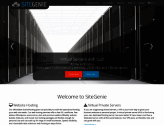 sitegenie.com screenshot