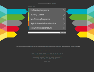 siteinformatics.com screenshot