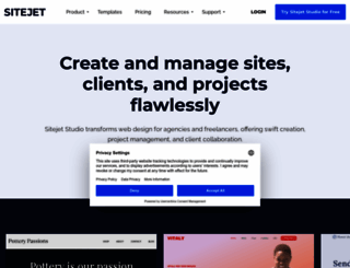 sitejet.io screenshot