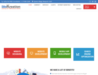 sitekreation.com screenshot