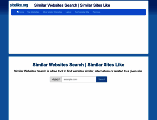 sitelike.org screenshot