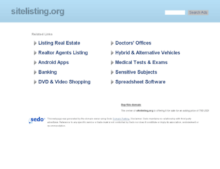 sitelisting.org screenshot