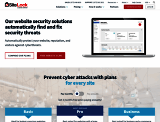 sitelock.com screenshot