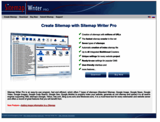 sitemapwriter.com screenshot