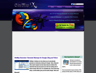 sitemapx.com screenshot