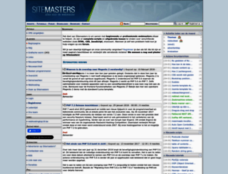 sitemasters.be screenshot