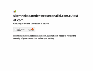 sitemnekadareder.webseoanalizi.com.cutestat.com screenshot