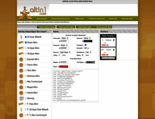siteneekle.altin1.com screenshot