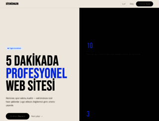 sitenizhazir.com screenshot