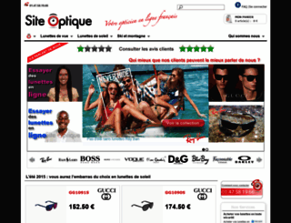 siteoptique.com screenshot