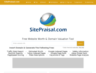 sitepraisal.com screenshot