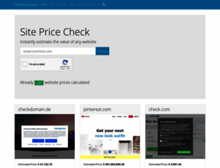 sitepricecheck.com screenshot