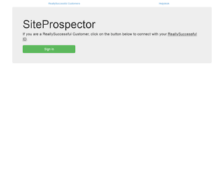 siteprospector.com screenshot