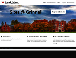 sites.grinnell.edu screenshot