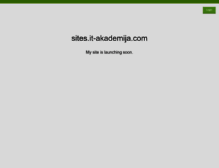 sites.it-akademija.com screenshot