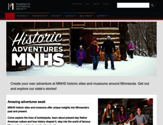 sites.mnhs.org screenshot