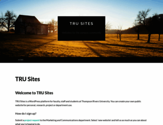 sites.tru.ca screenshot