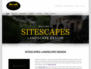 sitescapeslanddesign.com screenshot