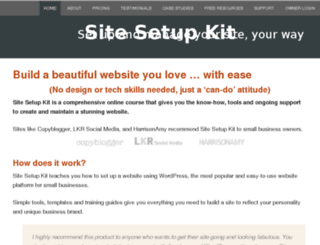 sitesetupkit.com screenshot