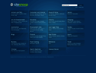 sitesnoop.com screenshot