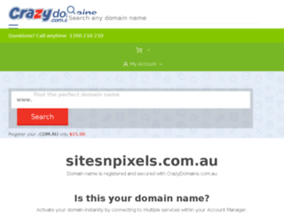 sitesnpixels.com.au screenshot
