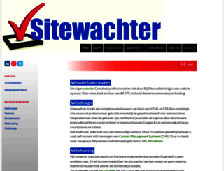 sitewachter.nl screenshot