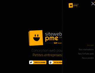 sitewebpme.ca screenshot