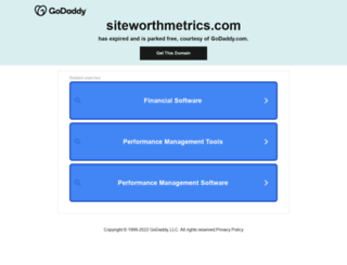 siteworthmetrics.com screenshot