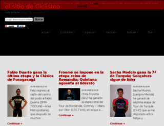 sitiodeciclismo.net screenshot