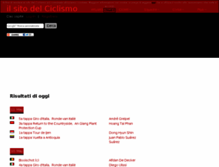 sitodelciclismo.net screenshot