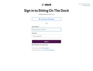 sittingonthedock.slack.com screenshot